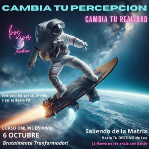 Accion - CAMBIA TU PERCEPCION: CAMBIA TU REALIDAD > Saliendo de la Matrix hacia tu destino de luz  - Cueso Online en vivo 6 Octubre