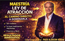 Cargar imagen en el visor de la galería, MAESTRIA EN LEY DE ATRACCION: Lo Que Realmente Necesitas - Sin Rodeos  - Domina Tu Realidad . Permanente por Zoom