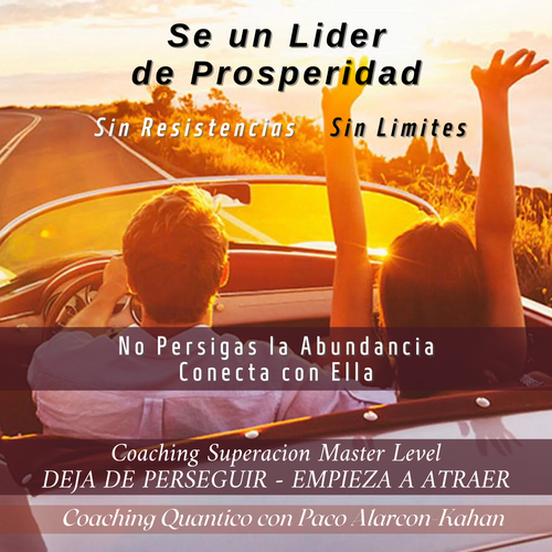 SE UN LIDER PROSPERIDAD - SIN RESISTENCIAS: SIN LIMITES - Deja de perseguir empieza a atraer - COACHING SUPERACION MASTER LEVEL - Sesion individual